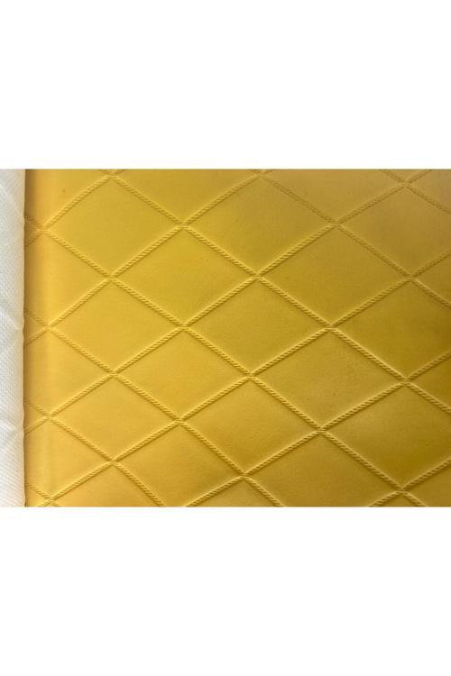 Suni Deri Mobilya Ve Oto Döşeme Için Ideal Metre Deri Kare Desenli