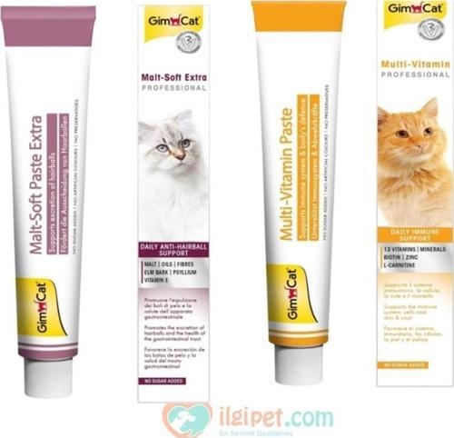 Malt Soft Extra 100 gr + Multi-Vitamin 100 gr Kedi Macunu