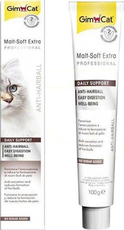 Malt Soft Extra Tüy Yumağı Attıran Kedi Macunu 100 gr - KONG