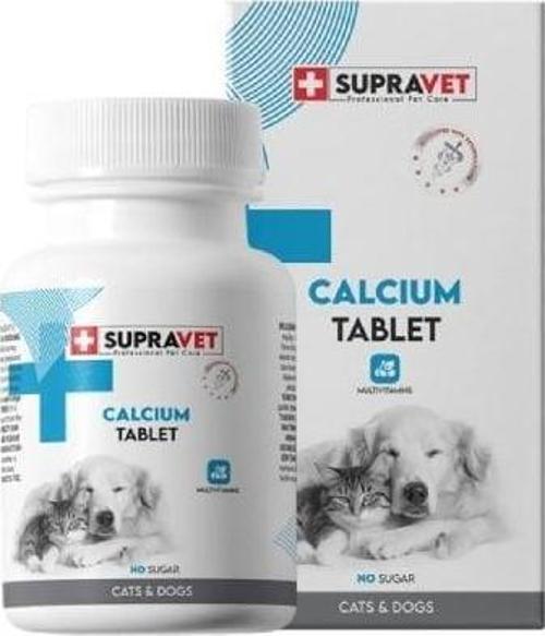 Calcium Kedi ve Köpekler İçin Kalsiyum Vitamin Tablet 75 Adet