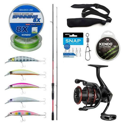 YekOutdoor Okuma Profesyonel Spin Seti Shimano Kamış Sienna Spinning EVA 2,41m 10-35g &Okuma Ceymar HD CHD-2500A 7+1BB O