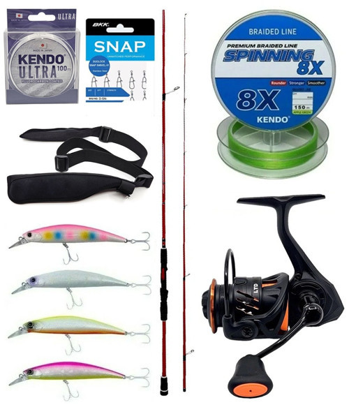 Spin Olta Seti Okuma Red Spin 9'2'' 279 cm 10-40 gr 2 Parça&Savage Gear Orange LTD 4000 FD 8+1BB Olta Makine