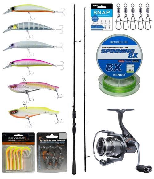 Pro Spin Seti Okuma Psycho Stick Game 274cm Ex-Fast 15-40gr 2 Parça Olta Kamışı&Savage Gear Fazor 4000 Olta