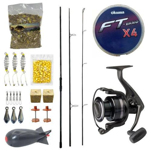 Profesyonel Sazan Olta Seti Prologic C-Series 390 cm 3 Parça&Dam Quick Darkside 4 6000S FD 3+1BB Olta Makine