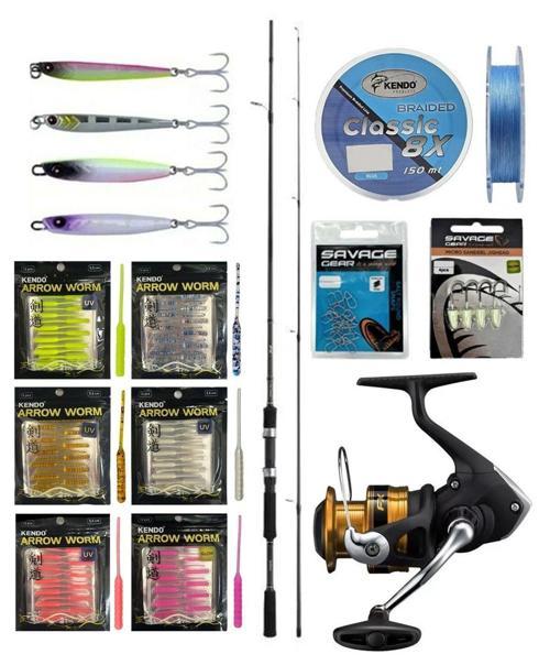 YekOutdoor FireWorm LRF Seti Shimano Kamış FX XT Spinning Moderate Fast 2,10m 1-11g 2pc&Shimano Makina FX 2500 FC