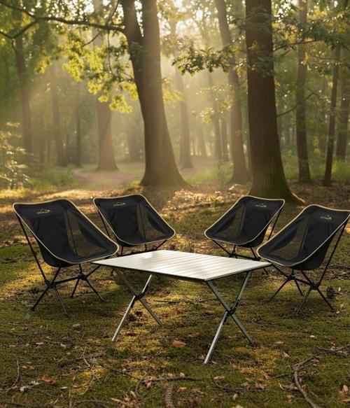 4 Kişilik Kamp Masası ve Sandalye Seti
