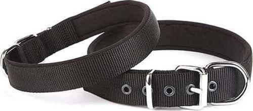 Comfort Dokuma Köpek Boyun Tasması Medium Siyah 3x42-50 Cm