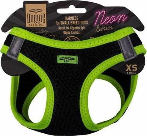 Havalı Dokuma Neon Küçük Irk Köpek Göğüs Tasması Xsmall Sarı 30-34 Cm