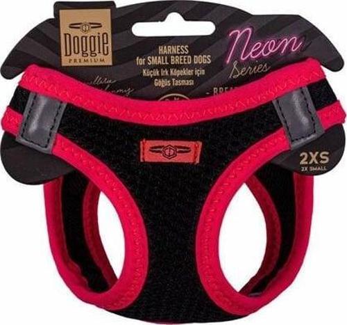 Havalı Dokuma Neon Küçük Irk Köpek Göğüs Tasması Xxsmall Pembe 26-30 Cm