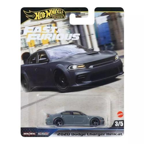 Premium Fast & Furious 2020 Dodge Charger Hellcat 1:64 Metal Diecast Model Araba
