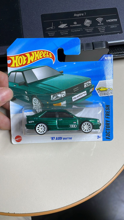 1987 Audi Quattro STH Super Treasure Hunt – Diecast Model (Blister Alt Kısım Ufak Çatlak)