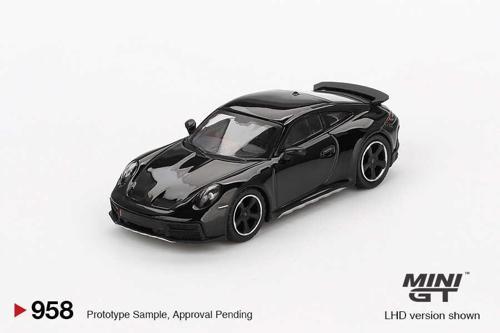 1:64 Porsche 911 Dakar Black (958) Diecast Model Araba