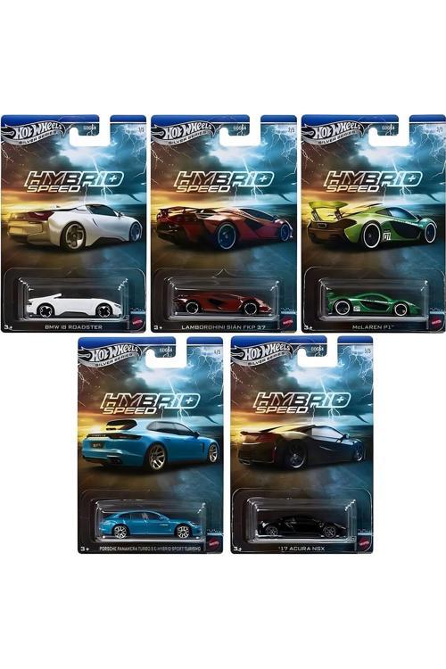 Uzun Kart Hybrid Speed Set 5 Adet Araç Koleksiyon Model Araba Diecast