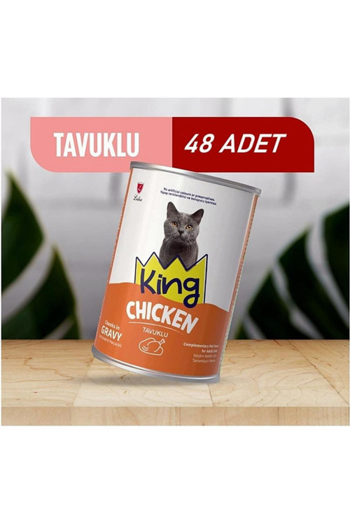 Tavuk Etli Yetişkin kedi maması400 gr*48 Adet