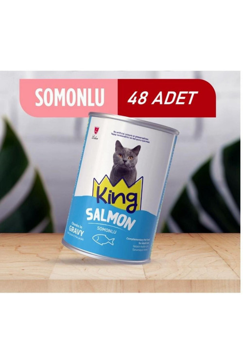 SOMONLU YETİŞKİN KEDİ KONSERVESİ 400 GR*48 Adet