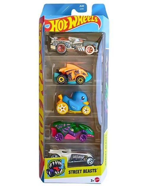Hot Wheels Beşli Araba Seti Street Beasts JBJ90