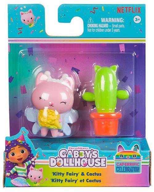Gabbys Dollhouse Kitty Fairy and Cactus Figür ve Aksesuar Seti 20149927