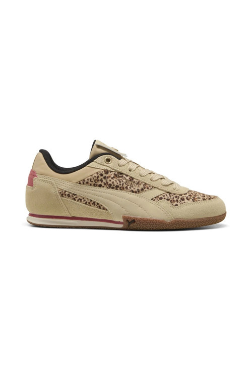 Kadın Bella Donna Leopar Desenli Bej Sneaker - 40429601