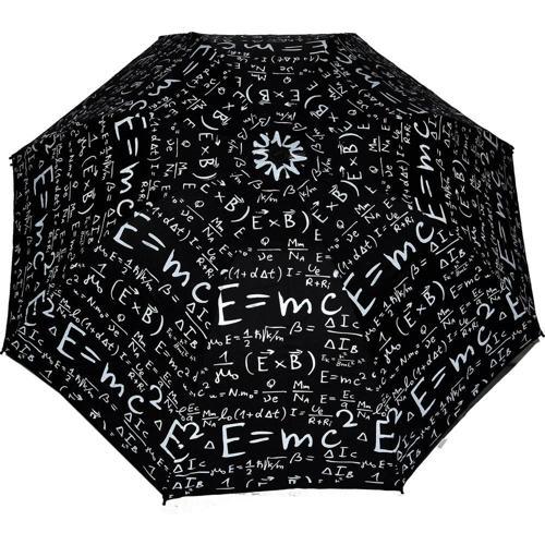Matematik Formül Desenli Şemsiye Çanta Boy Şemsiye