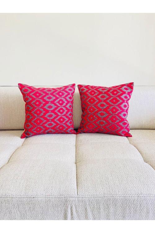 Tasarım - Kilim Desen Dekoratif Kırlent Kılıfı