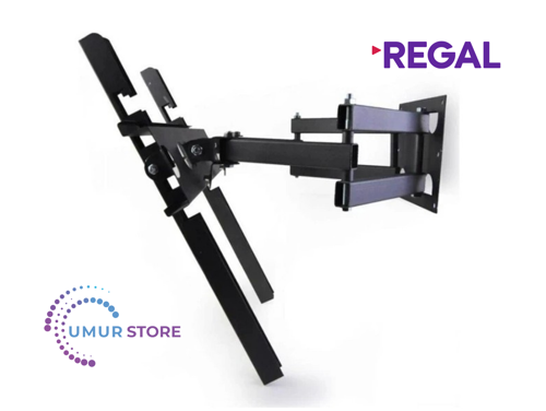 Regal 32R604H 32" 81 Ekran Uyumlu Lcd Led TV Çift Kollu Hareketli Duvar Askı Aparatı