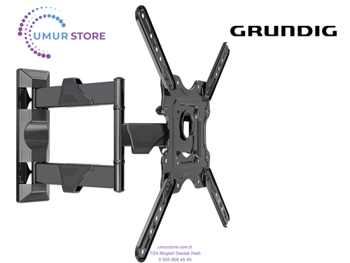 Grundig 55 GHQ 9500 55 inç 139 Ekran Lcd Led TV Hareketli Duvar Askı Aparatı