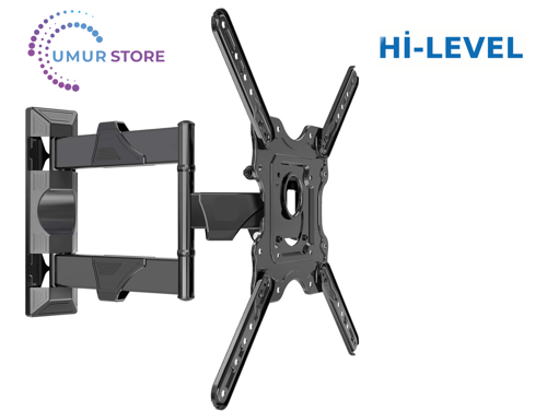 Hi-Level HL55UMN256 55" 140cm Uyumlu Lcd Led TV Hareketli Duvar Askı Aparatı