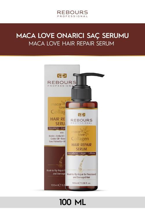 Maca Love Collagen Saç Onarıcı Serum Macademia Argan Batana Yağı Bhringraj Yağı 100 Ml