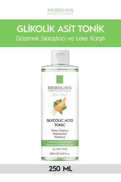 Glycolic Asit Tonik 250 Ml – Niacinamide, Ginseng, Aloe Vera Ve Allantoin Cilt Yenileyici Tonik