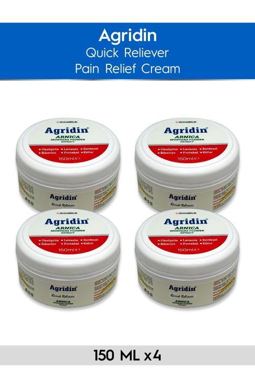 Ağrı Giderici Eklem Ve Kas Sağlığı Destek Kremi Arnica Montana Extract 4 Adet 150 Ml