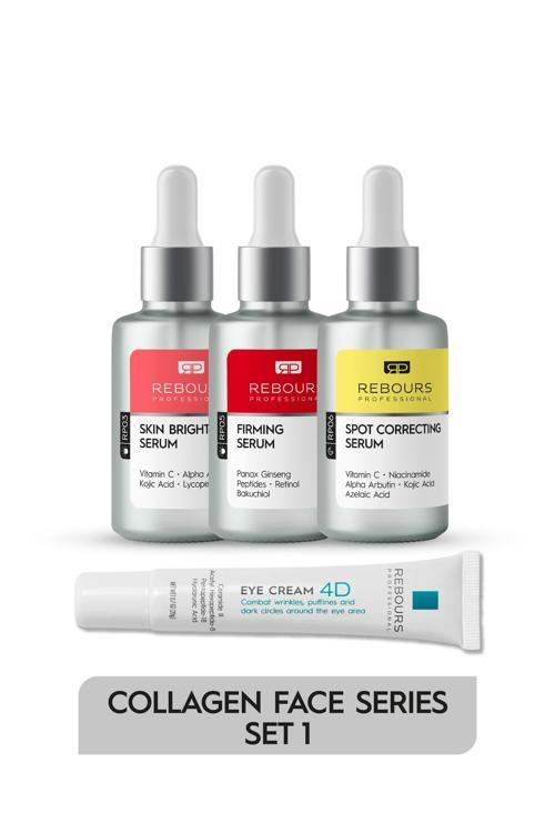 Aydınlatıcı Sıkılaştırıcı 3 Çeşit Serum Göz Çevresi Bakım Kremi