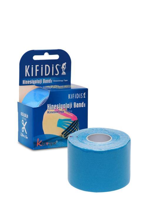 Kinesiyoloji Bandı Kesilebilir 3,8 cm x 5 m Mavi / Blue