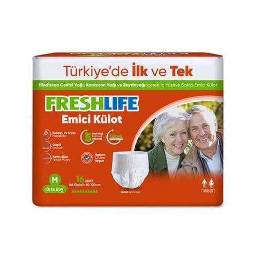 Freshlife Emici Külot 16 lu Orta Boy Medium Bel Ölçüsü 80-120 cm