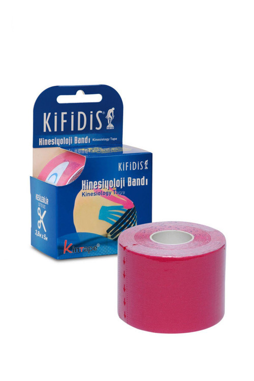 Kinesiyoloji Bandı Kesilebilir 3,8 cm x 5 m Fuşya / Fuxia