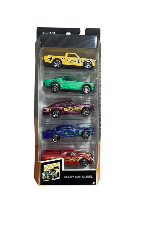 Kutulu 5 Li Metal Araba Seti 0373