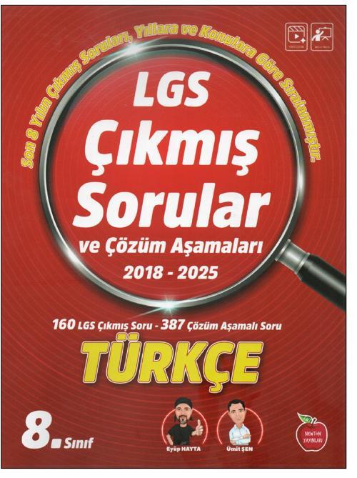 NEWTON 8. Sınıf Çıkmış Sorular Türkçe (2018-2025)