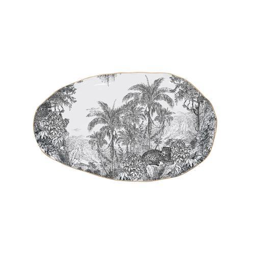 Rain Forest Porselen Servis Tabağı 36cm x 21,5cm