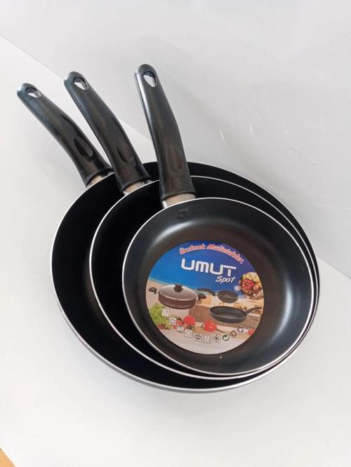 3'lü Teflon Tava Takımı.