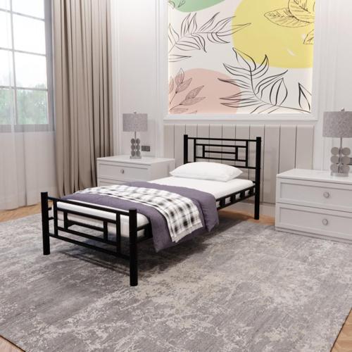 Manolya Tek Kişilik Metal Karyola A Kalite, Ses Çıkarmaz ,Ölçülü Model Karyola