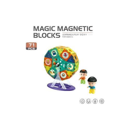 Magic Magnetic Blocks 71 Parça Manyetik Oyuncak Bloklar Seti