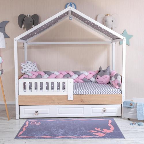 4LÜ ÖRGÜ KEDİLİ PEMBE MONTESSORİ ÖRGÜ KORUMA VE NEVRESİM TAKIMI