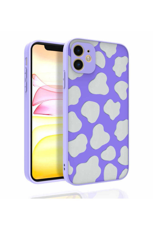 İphone 11 Uyumlu Desenli Kamera Korumalı Parlak Nora Kılıf-No6