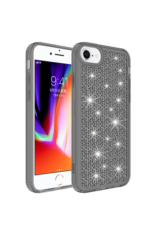 Uyumlu Apple İphone Se 2022 Kılıf Airbagli Parlak Tasarımlı Snow Kapak