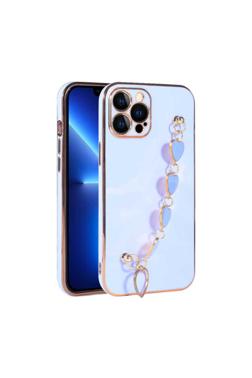 İphone 12 Pro Max Uyumlu Brt Kalbim Kılıf-Lila