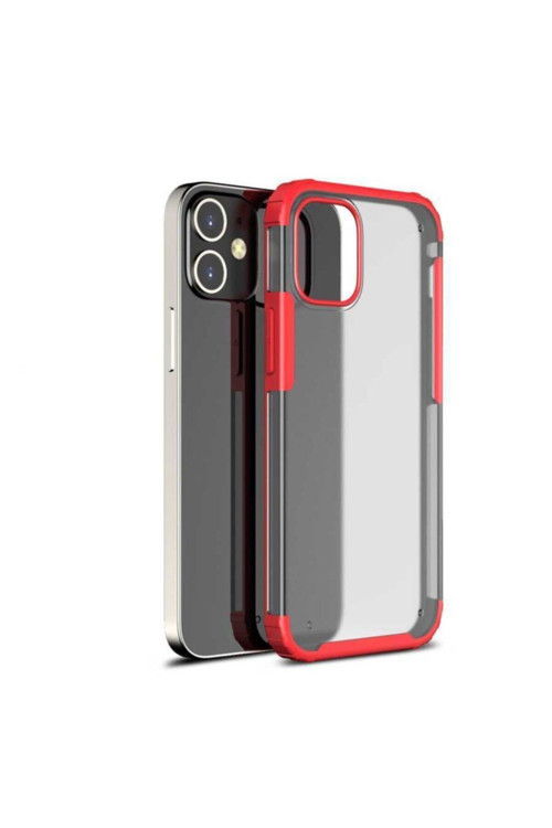 İphone 12 Mini Uyumlu Mkc Volks Kılıf-Kırmızı