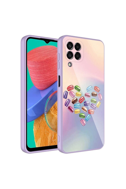 Galaxy M33 Kılıf Kamera Korumalı Desenli Sert Silikon Pacific Epoksi Kapak