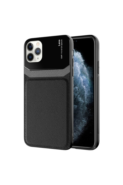 Ezotech İphone 11 Pro Max Uyumlu Emiks Kapak-Siyah