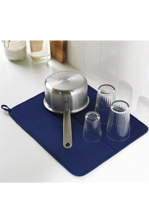 Bulaşık Kurutma Örtüsü Lacivert