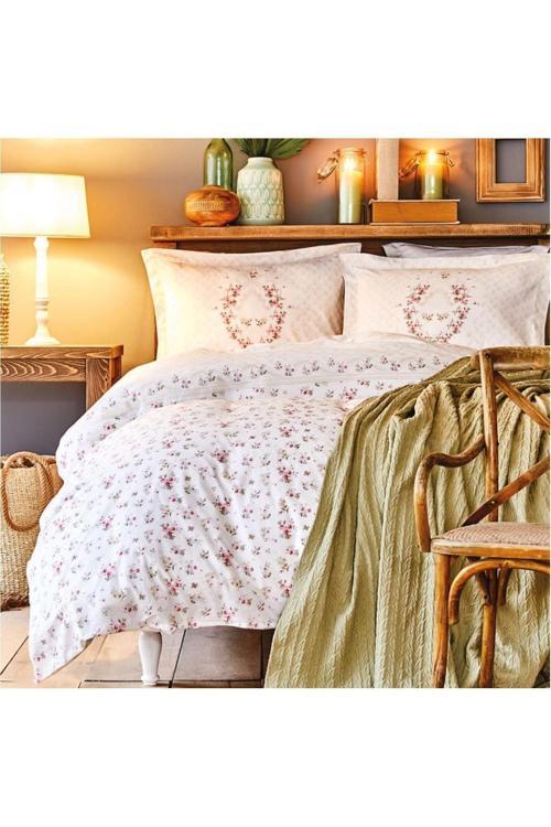 Sonya Yeşil Çift Kişilik Nevresim Takımı