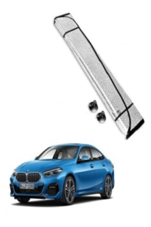 Araba Ön Cam Güneşliği Vantuzlu Nikel Balonlu Katlanabilir Oto Güneşlik (130X60Cm)